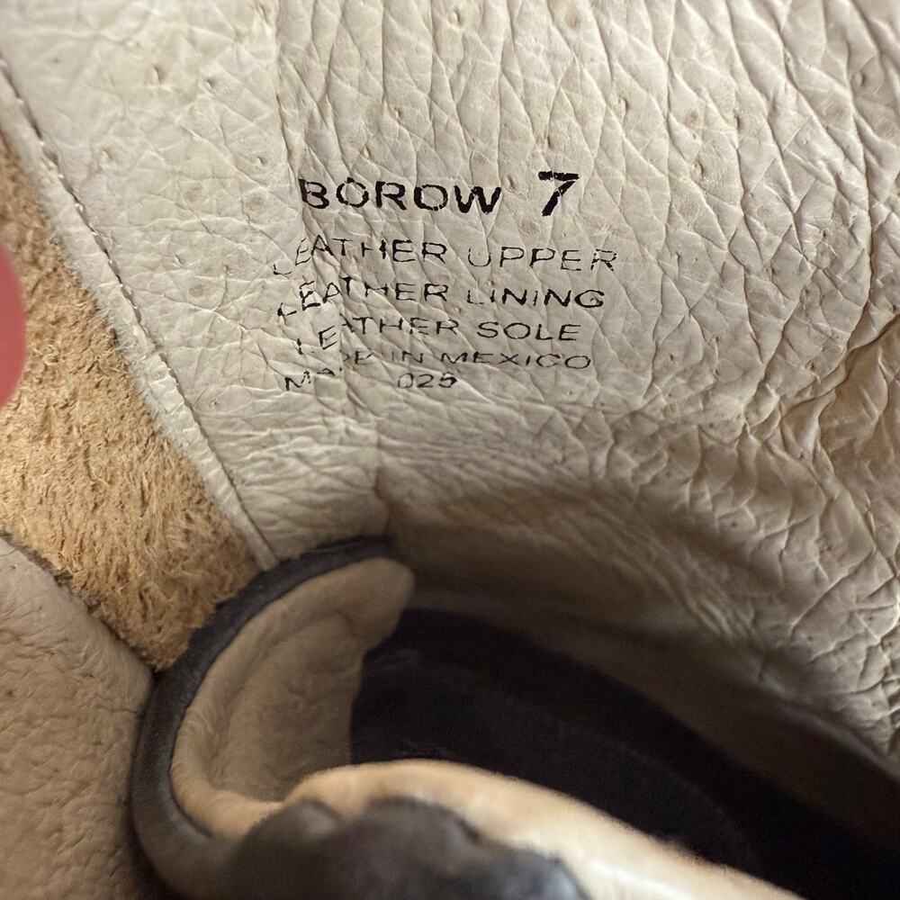 Freebird Women’s‎ Size 7 Borow Distressed Gray Lace Up Combat Ankle Boots Heeled - Picture 6 of 6